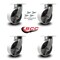 Service Caster 8 Inch Heavy Duty Semi Steel Cast Iron Caster Set with Swivel Locks, 4PK SCC-KP92S830-SSR-BSL-4 - alternate 5
